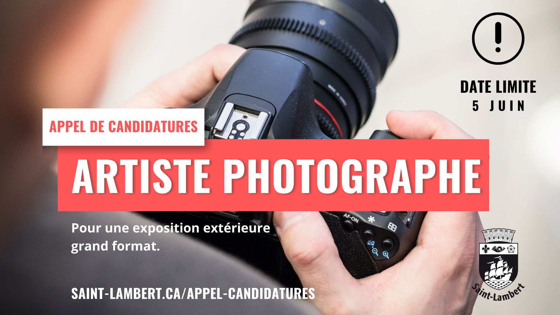 Call for submissions: Looking for an artist-photographer